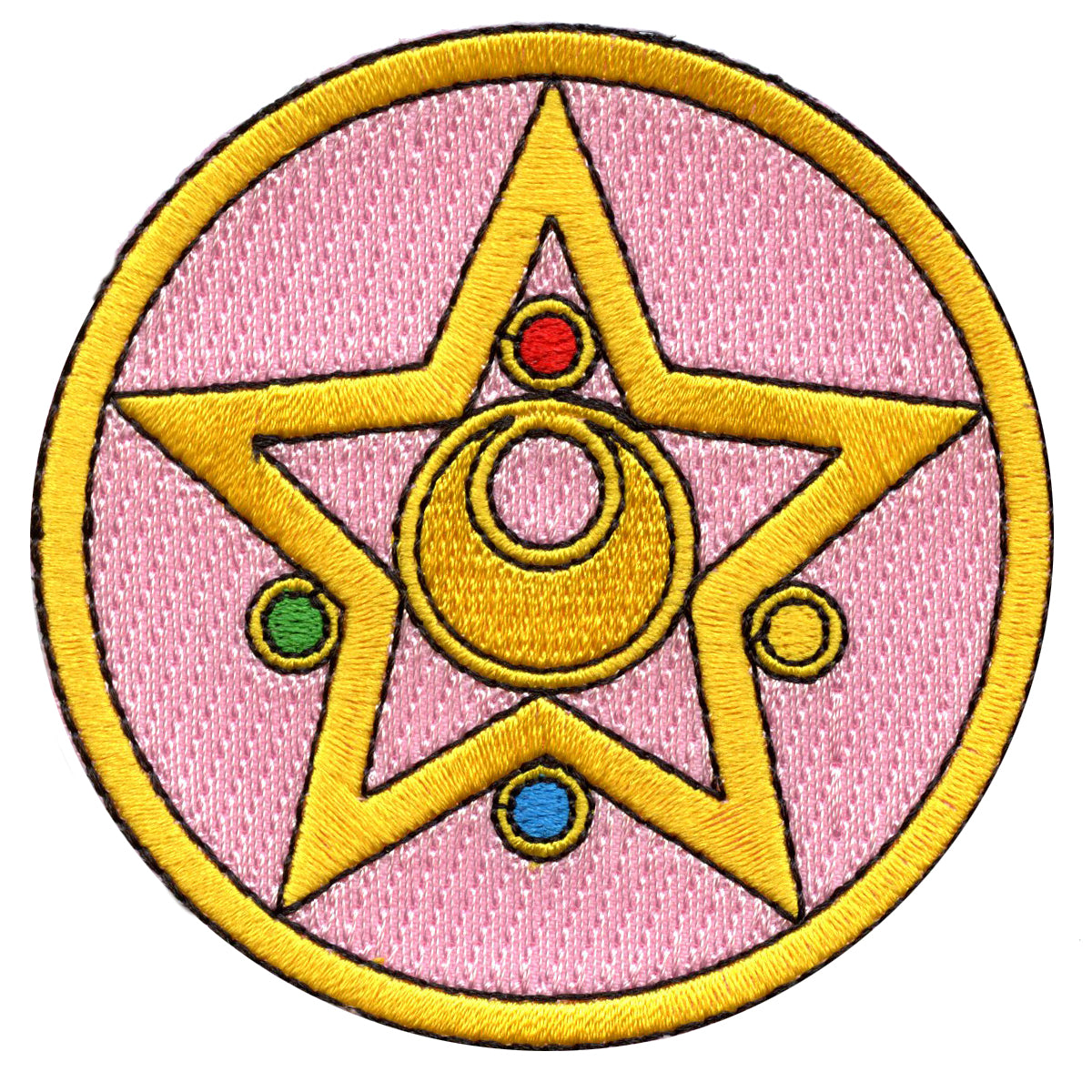 Anime Sailor Moon Crystal Star Brooch Embroidered Patch 