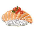 Sake Salmon With Roe Sushi Nigiri Embroidered Iron On Patch