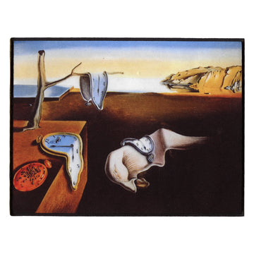 The Persistence Of Memory Photo Patch Salvador Dali Painting XL Embroidered Iron On 