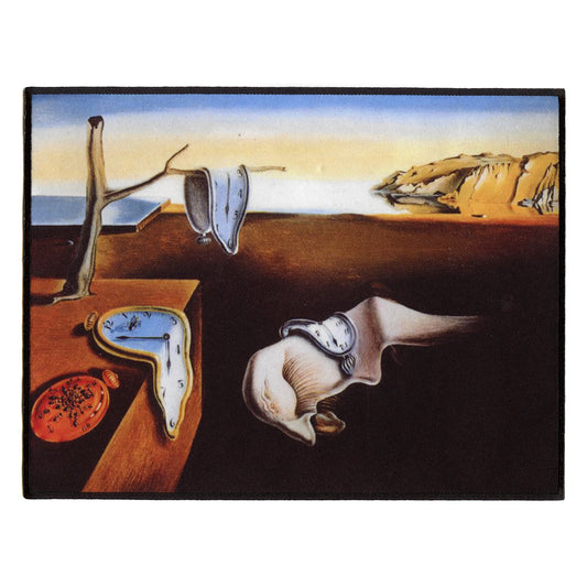 The Persistence Of Memory Photo Patch Salvador Dali Painting XL Embroidered Iron On 