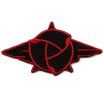 Samurai Flamenco Patch Red SF Logo Embroidered Iron On 