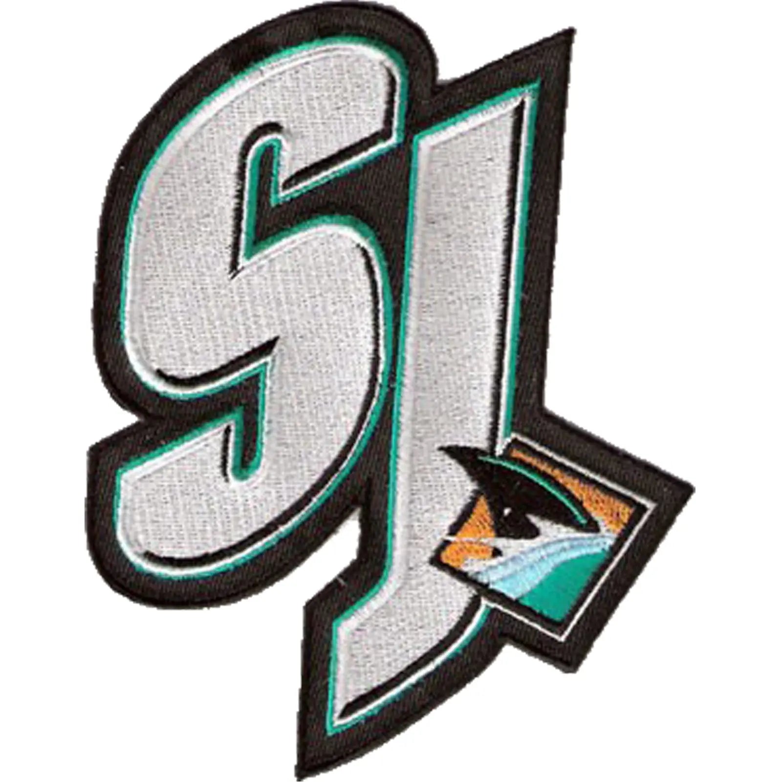 San Jose Sharks 'SJ' Shoulder Patch – Patch Collection