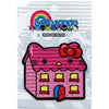 Hello Kitty Pink House With Bow Iron On Embroidered Patch 