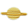 Small Planet Saturn Embroidered Iron On Patch 
