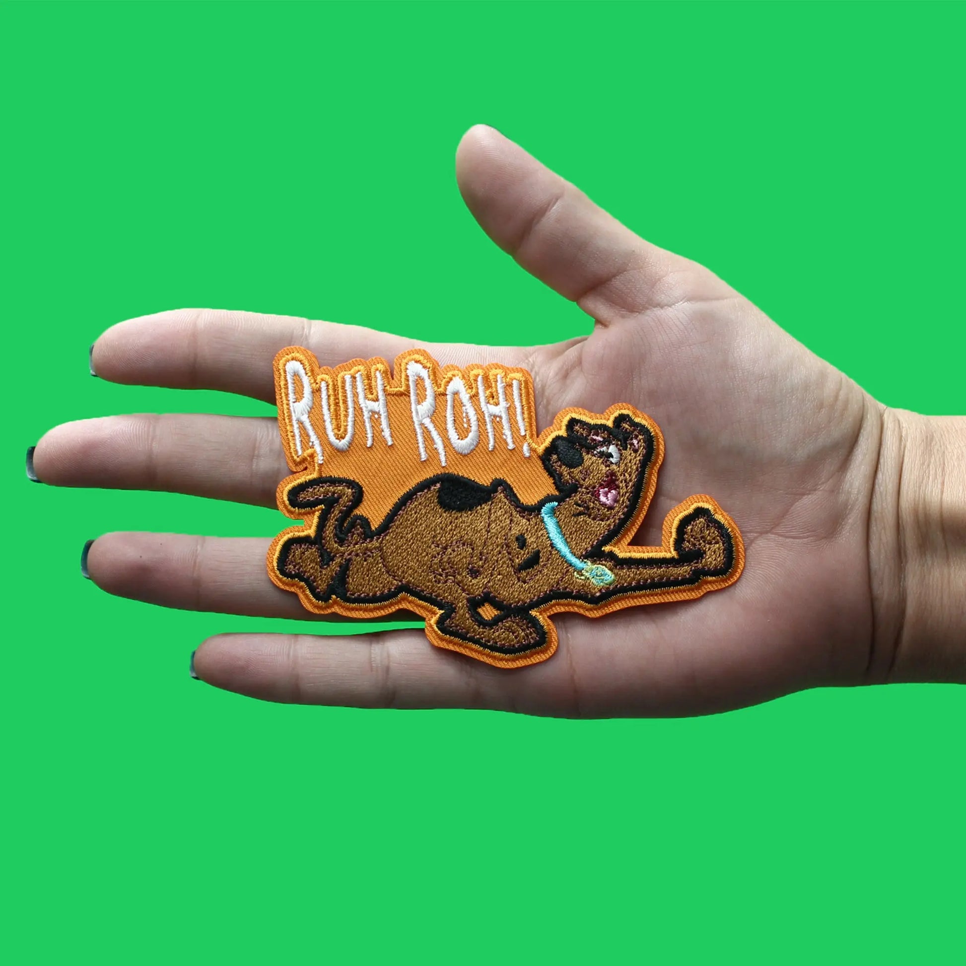 Scooby Doo Ruh Roh Patch Mystery Detective Puppy Embroidered Iron On