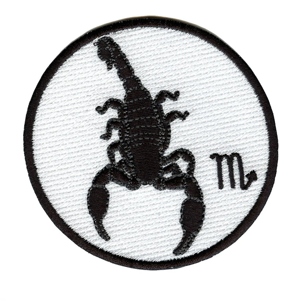 Scorpio Zodiac Sign Embroidered Iron On Patch