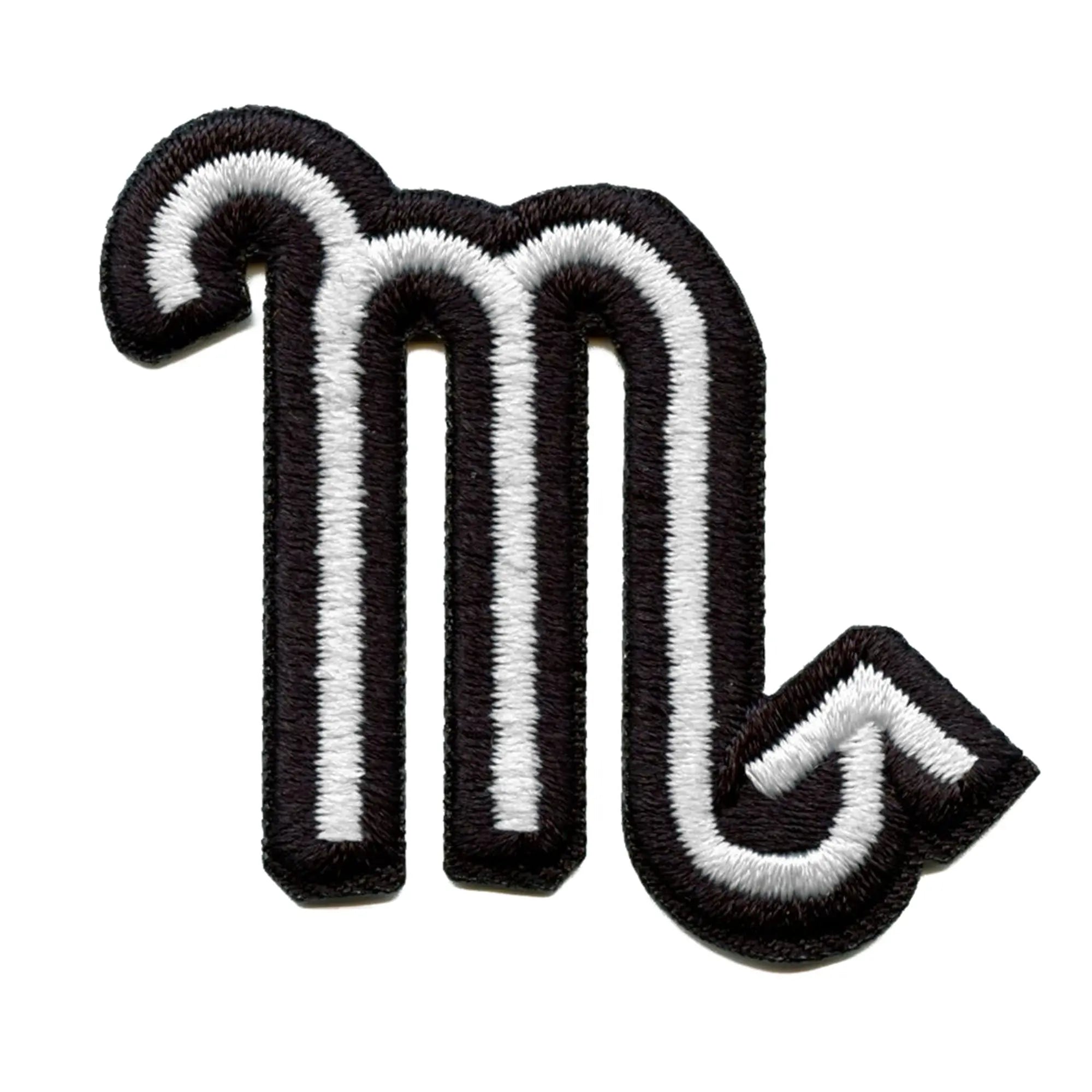 Scorpio Astrological Zodiac Symbol Patch Horoscope Scorpion Sign Embroidered Iron On 