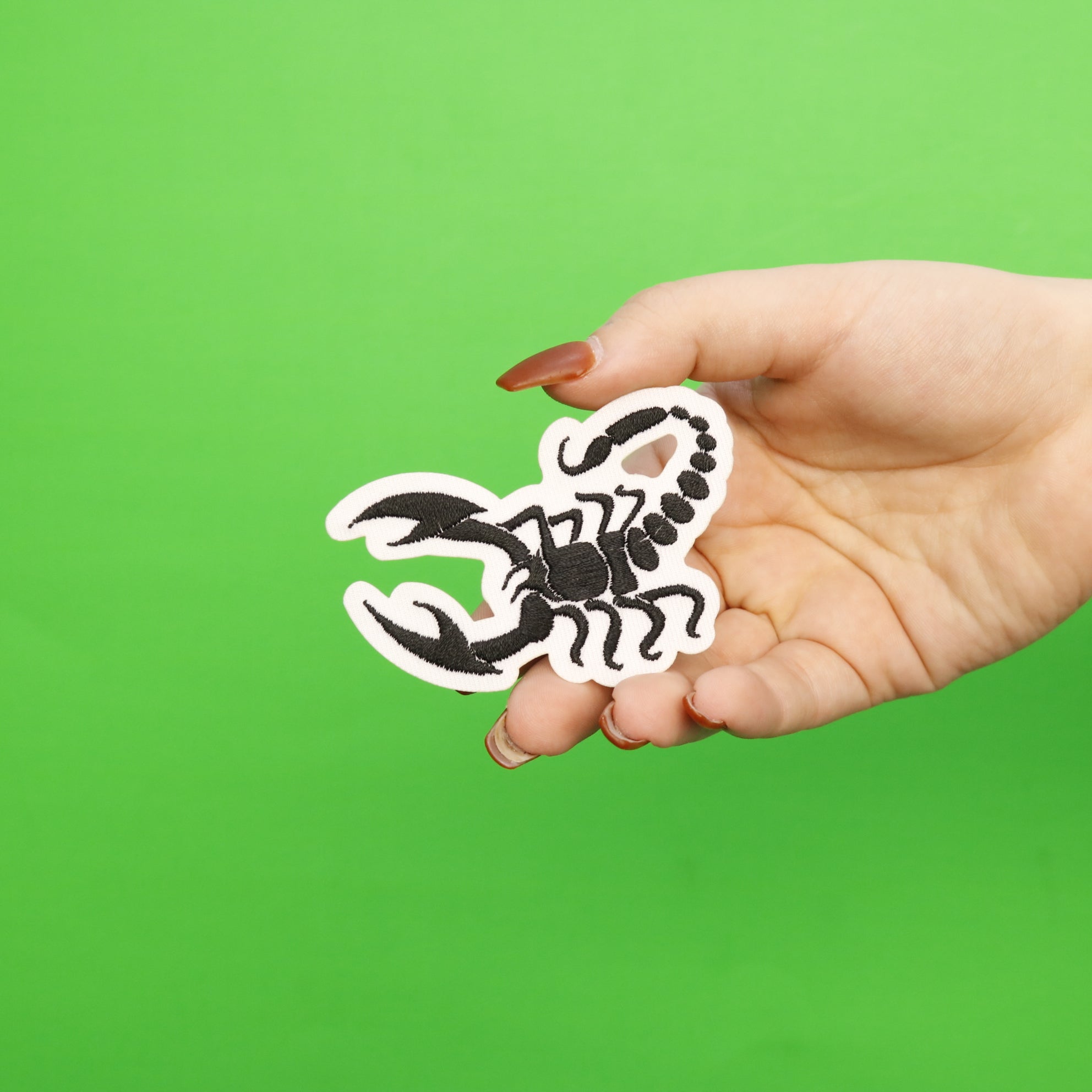 Scorpion Embroidered Iron On Patch 