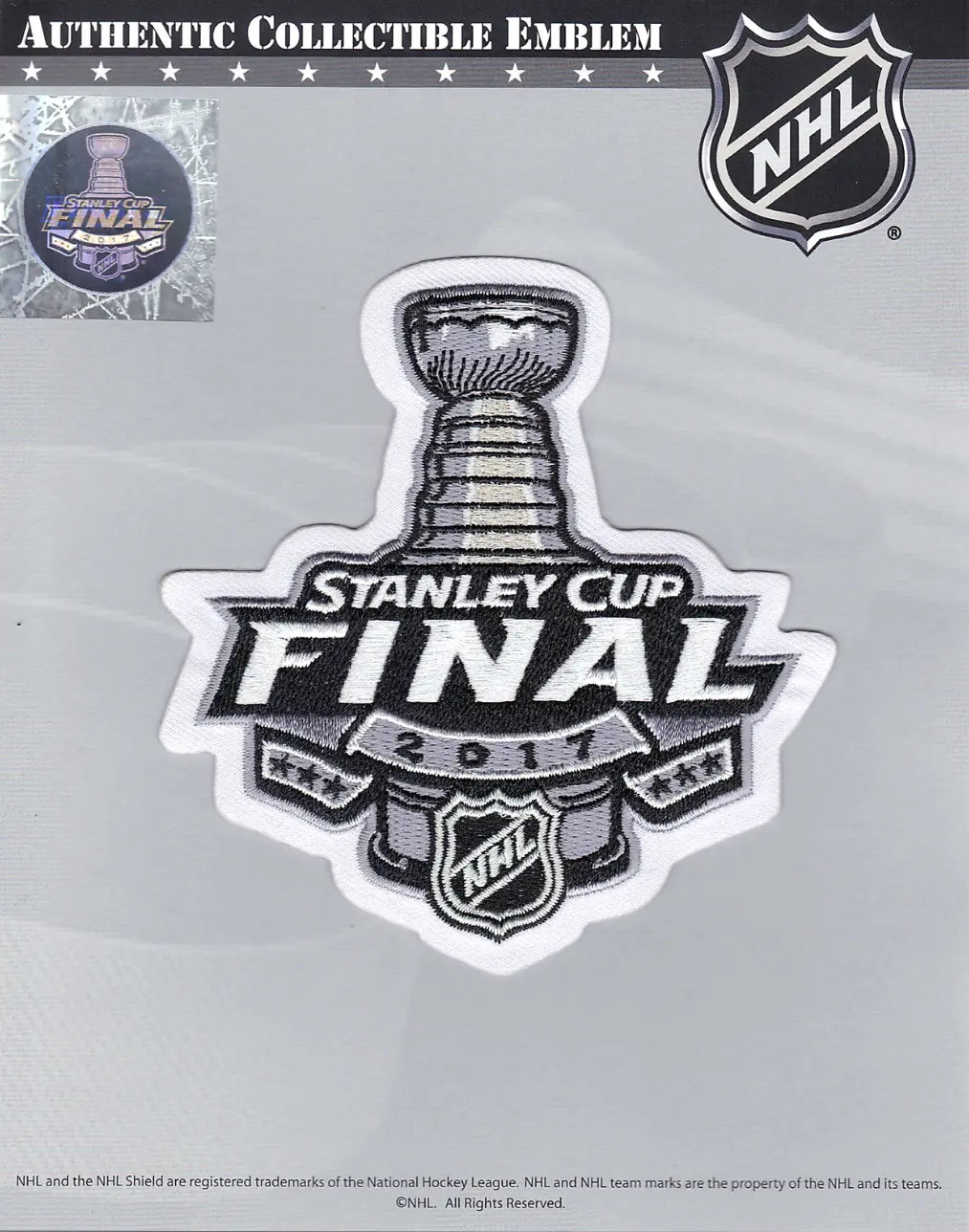 2017 Official NHL Stanley Cup Final Commemorative Jersey Patch Nashville Predators Pittsburgh Penguins 