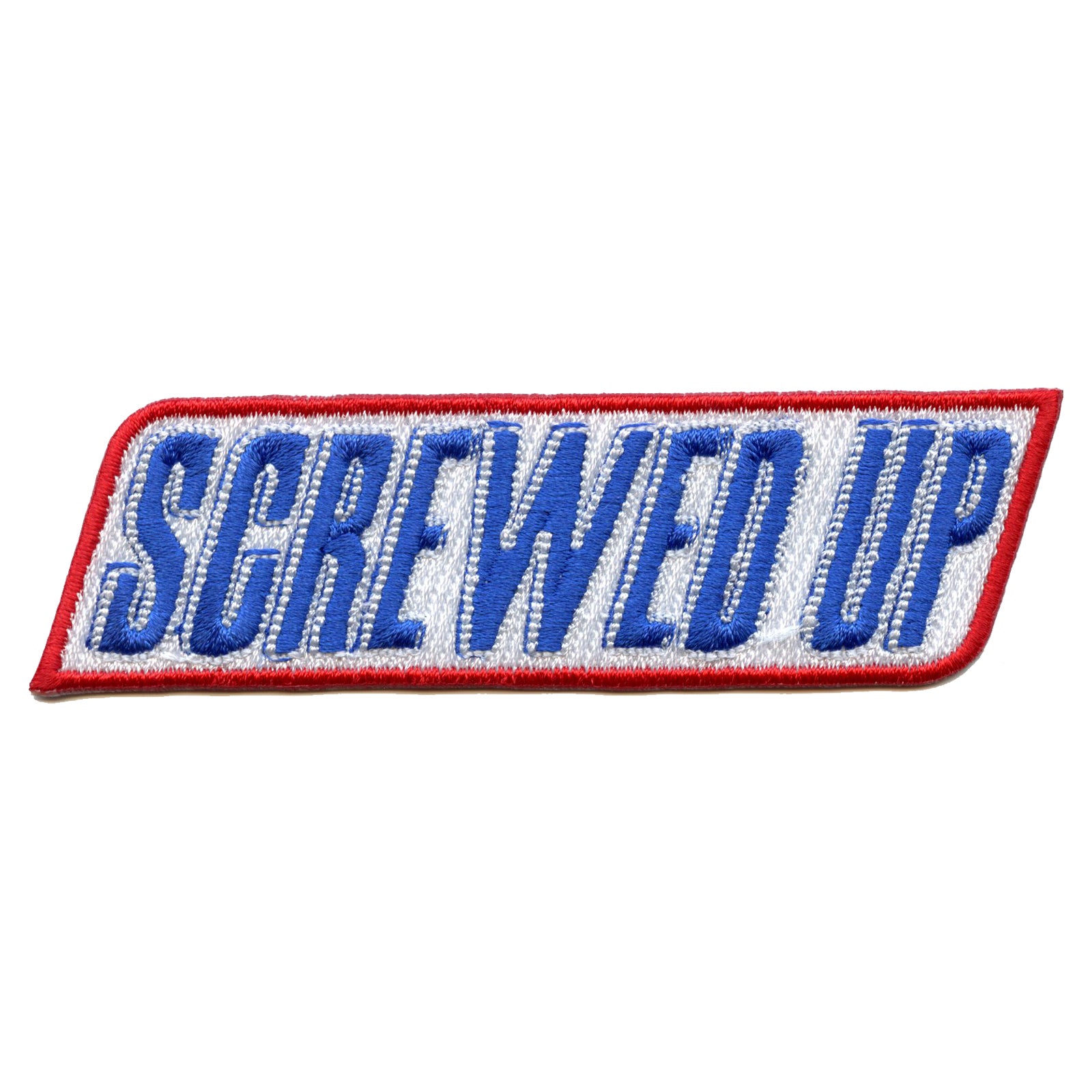 Houston's Screwed Up Chocolate Candy Bar Iron On Patch 