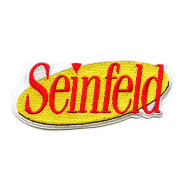 Seinfeld Sitcom Logo Patch TV Show Comedy Embroidered Iron On