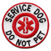 Service Dog Patch Do Not Pet Embroidered Iron On 