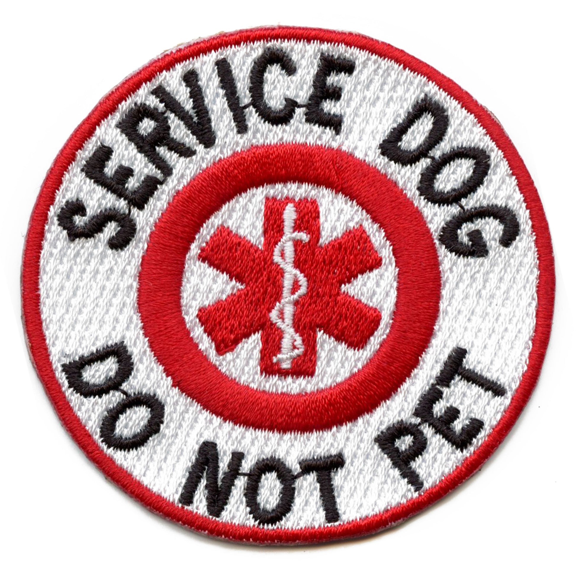 Service Dog Patch Do Not Pet Embroidered Iron On – Patch Collection