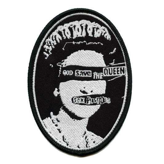 Sex Pistols God Save The Queen Patch Punk Rock England Embroidered Iron On