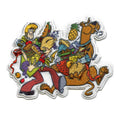Official Scooby-Doo! Patch Shaggy & Scooby With Food Embroidered Iron On