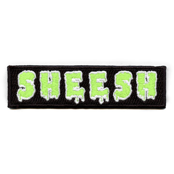 Sheesh Ice In Veins Patch Glow In The Dark Embroidered Iron On 