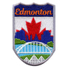 Edmonton Canada Shield Embroidered Iron On Patch 