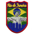 Rio de Janeiro Brazil Shield Embroidered Iron On Patch
