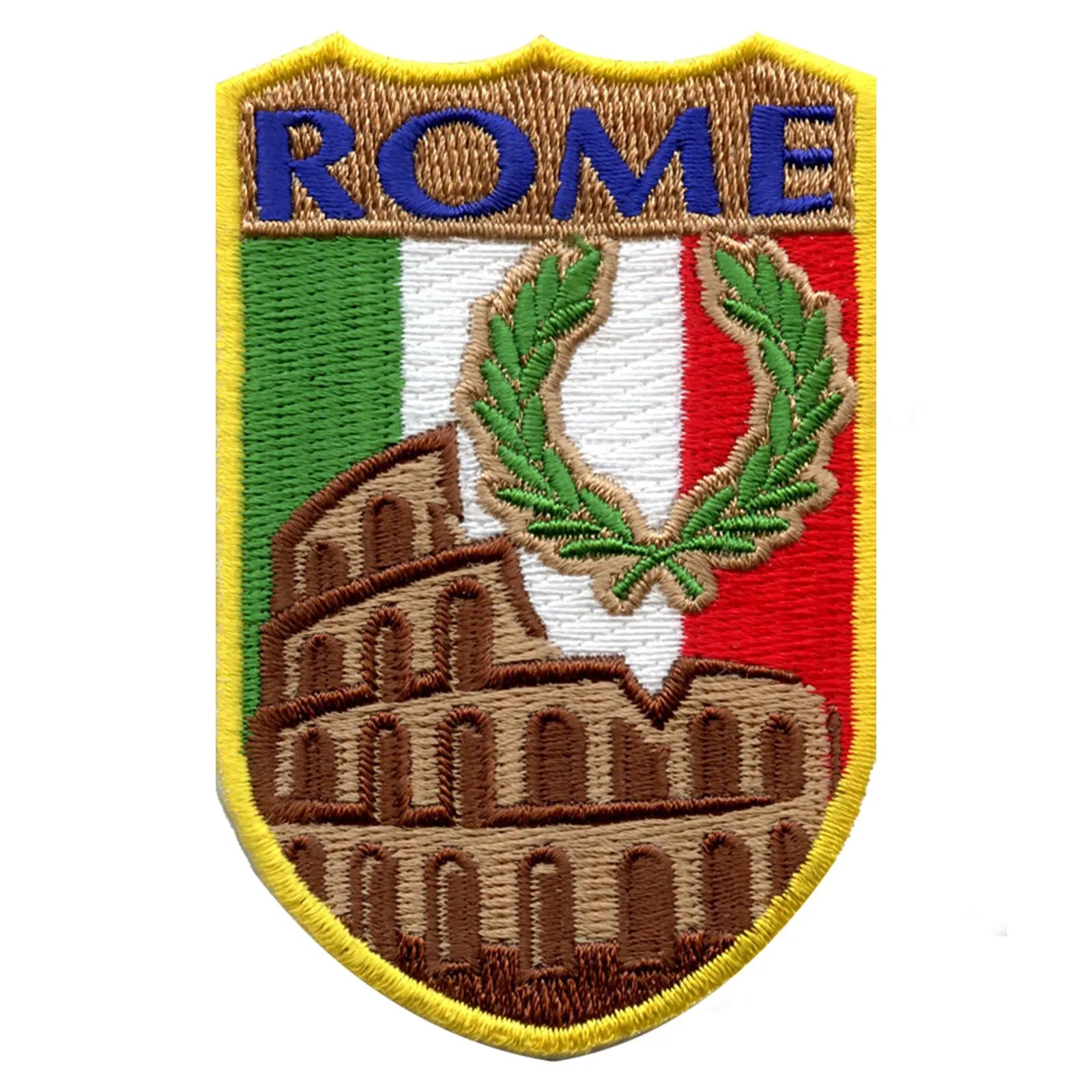 Rome Italy Shield Embroidered Iron On Patch – Patch Collection