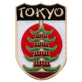 Tokyo Japan Shield Embroidered Iron On Patch