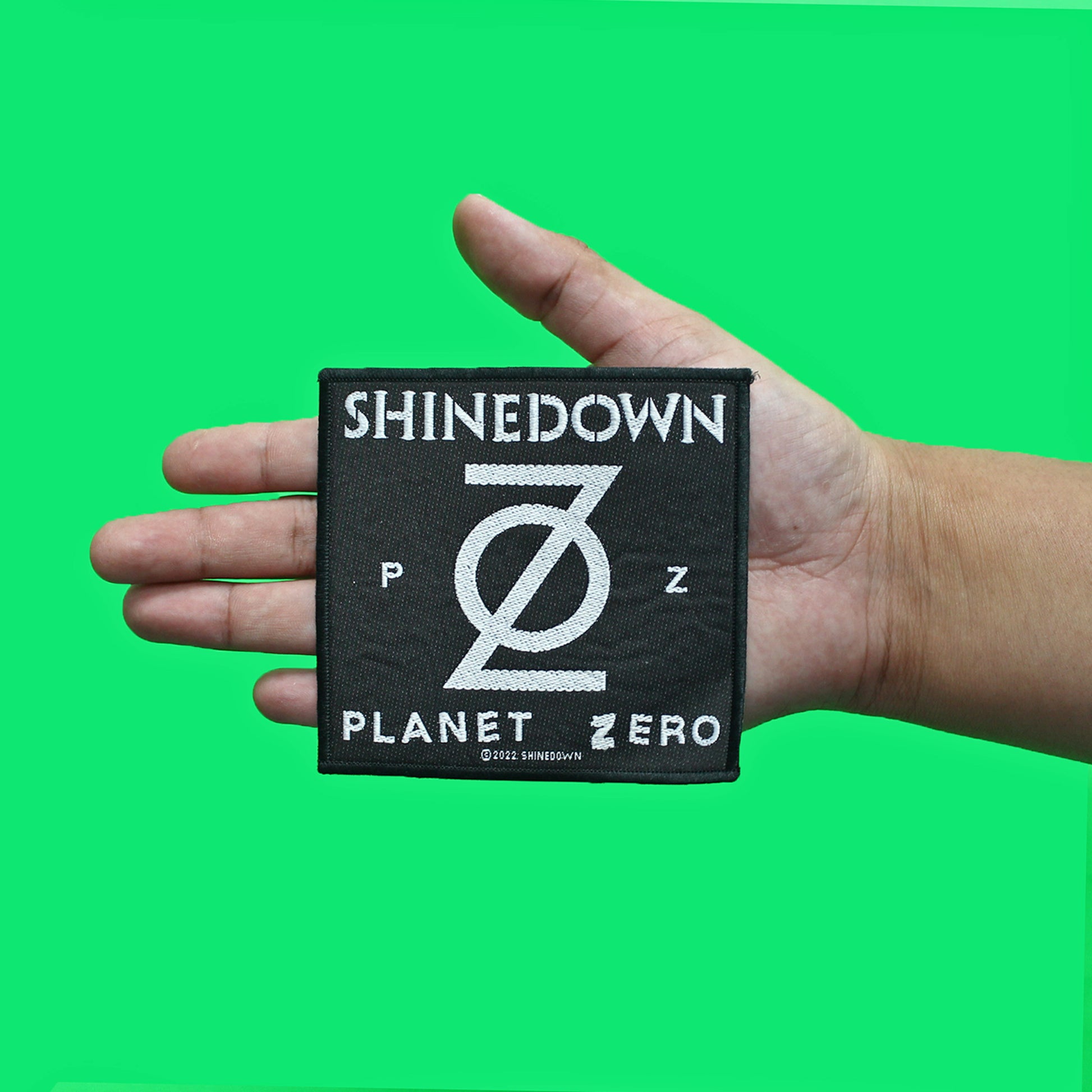 Shinedown Planet Zero Patch Standard  Album Florida Woven Iron-On