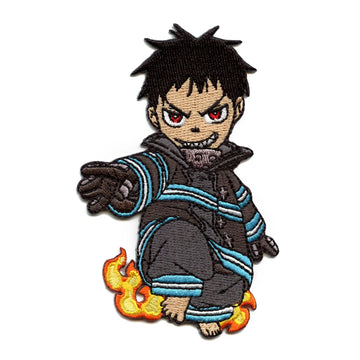 Official Fire Force Patch Shinra Embroidered Iron On 