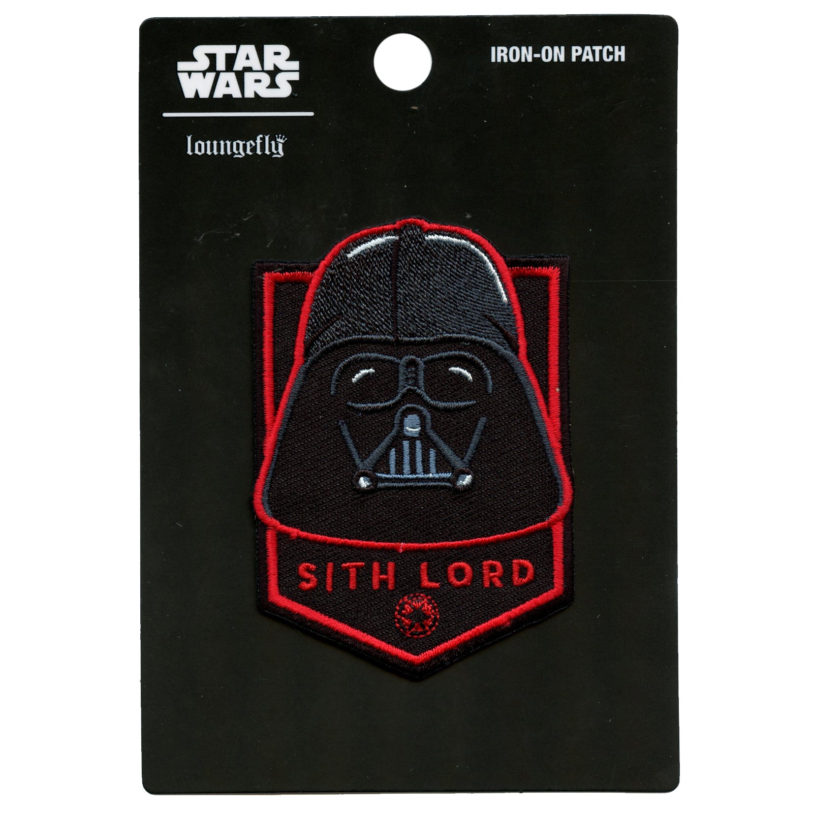 Official Star Wars Darth Vader "Sith Lord" Embroidered Iron On Patch 