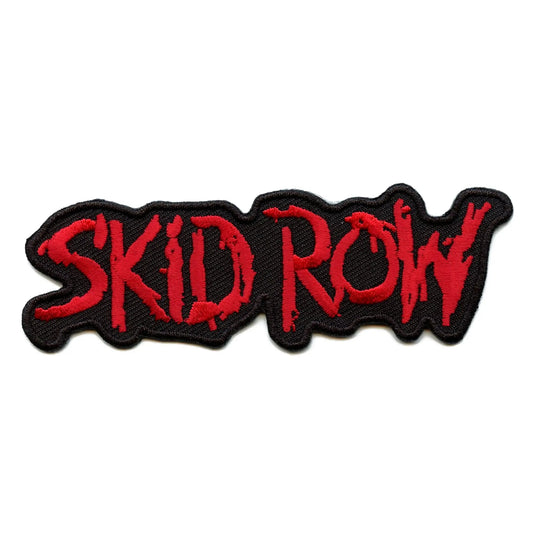 Skid Row Patch Rock Band Logo Embroidered Iron On 