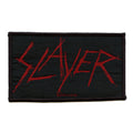 Slayer Metal Band Patch Slash Red Logo Sew On