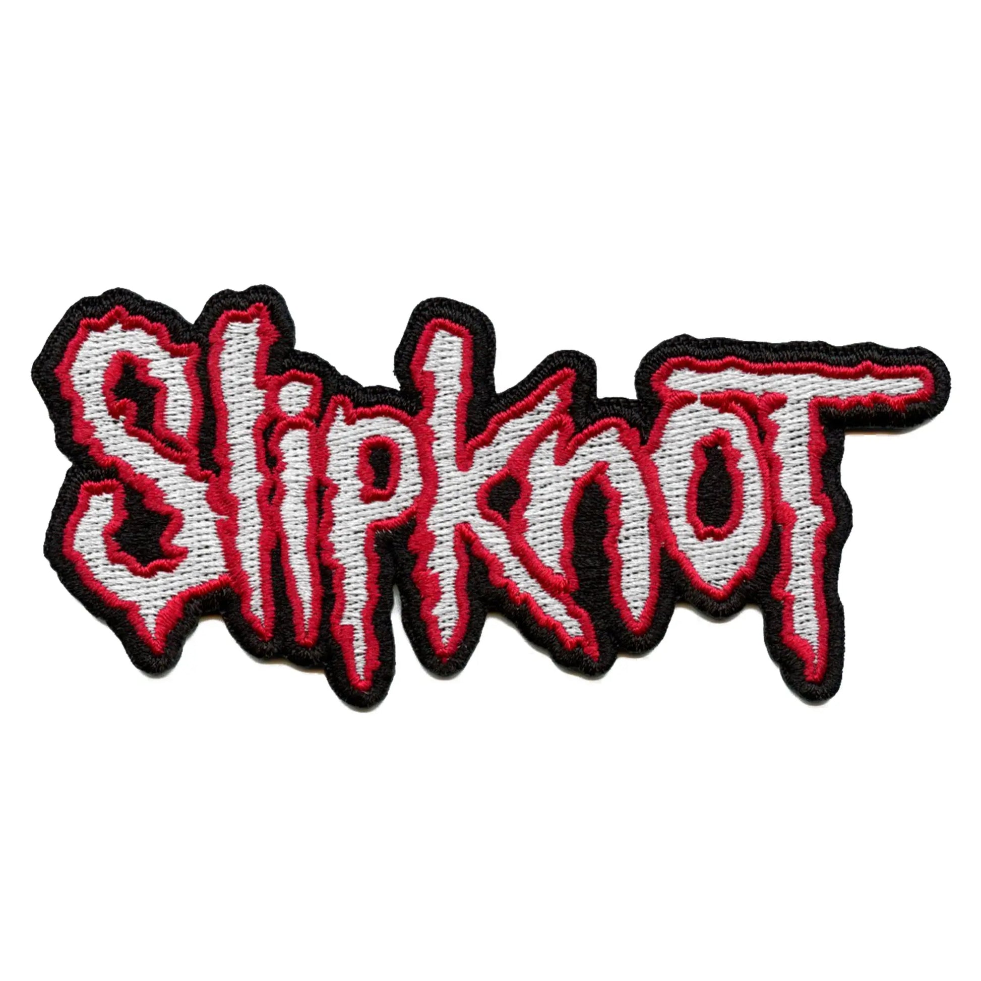 Slipknot Band Name RED Patch Mask American Metal Embroidered Iron On