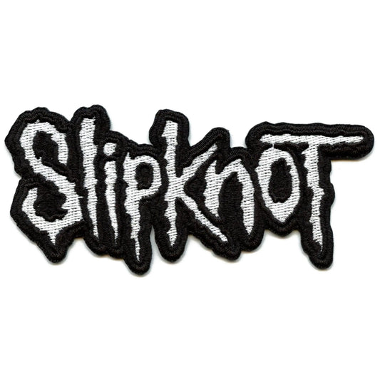 Slipknot Name Logo BLACK Patch Mask American Metal Embroidered Iron On