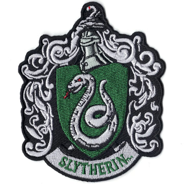 Harry Potter Slytherin Crest Embroidered Iron On Patch