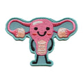 Happy Ovaries And Uterus Patch Science Anatomy Health Embroidered Iron On 