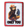Smokey Bear Only You Patch Prevent Forest Fires Embordered Iron On