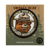 Smokey Bear Only You Can Patch Prevent Wildfire Preservation Embroidered Iron On