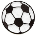 Soccer Ball Emoji Embroidered Iron On Patch 