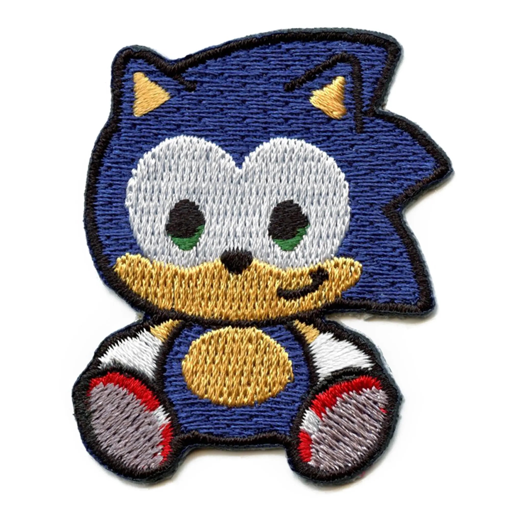 Sonic The Hedgehog Patch Chibi Doll Embroidered Iron On 
