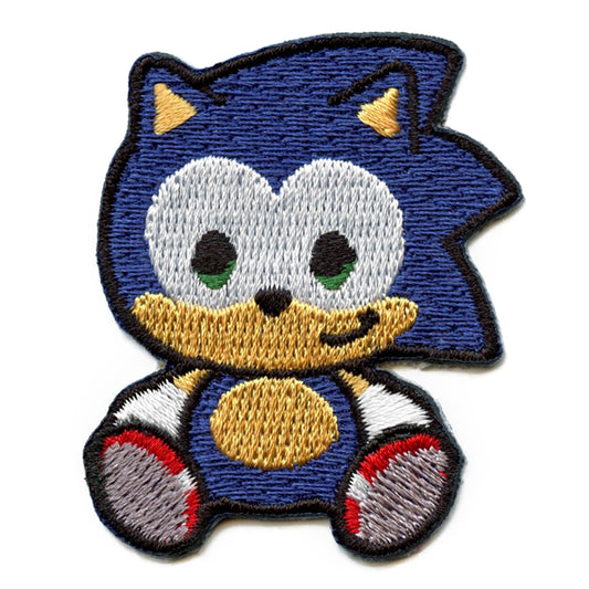 Sonic The Hedgehog Patch Chibi Doll Embroidered Iron On 