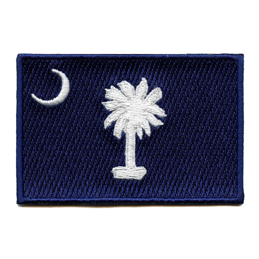 South Carolina Patch State Flag Embroidered Iron On 