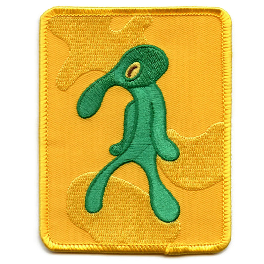 Spongebob Squidward Bold And Brash Painting Embroidered Iron On Patch 