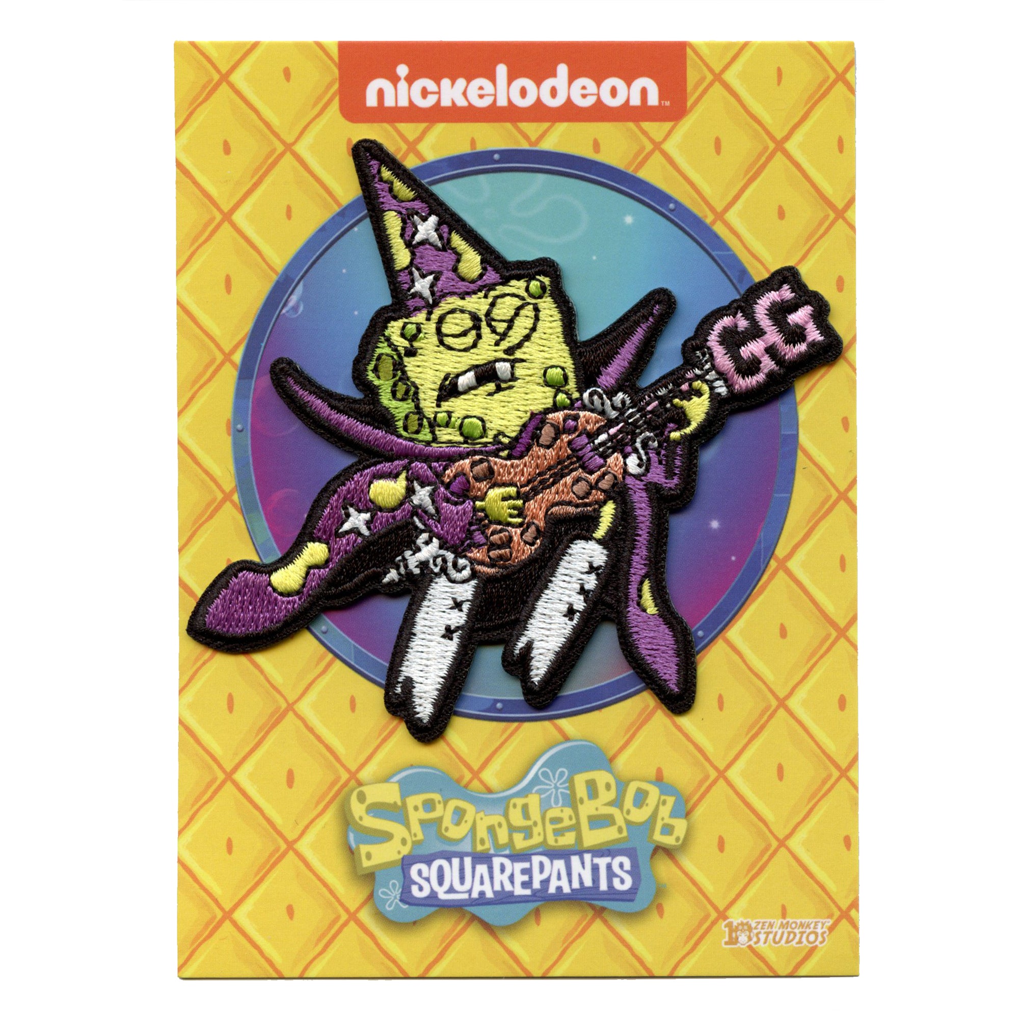 SpongeBob SquarePants Goofy Goober Wizard Patch Nickelodeon Cartoon Television Embroidered Iron On