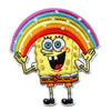 SpongeBob SquarePants Imagination Rainbow Patch Nickelodeon Cartoon TV Embroidered Iron On