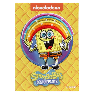 SpongeBob SquarePants Imagination Rainbow Patch Nickelodeon Cartoon TV Embroidered Iron On