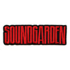 Soundgarden Red Logo Patch Seattle Rock Band Embroidered Iron On