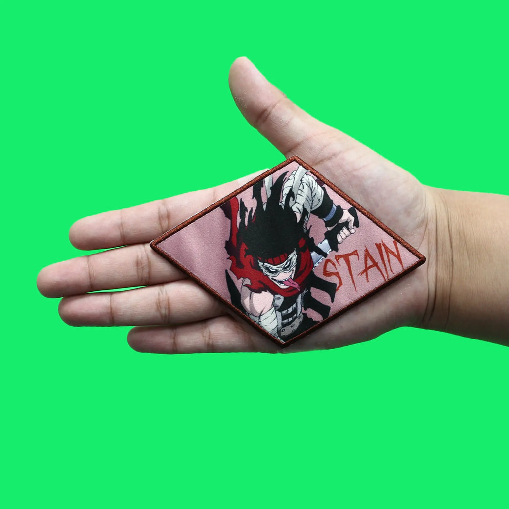 My Hero Academia Patch Stain Blade Pose Sublimated Iron On – Patch ...