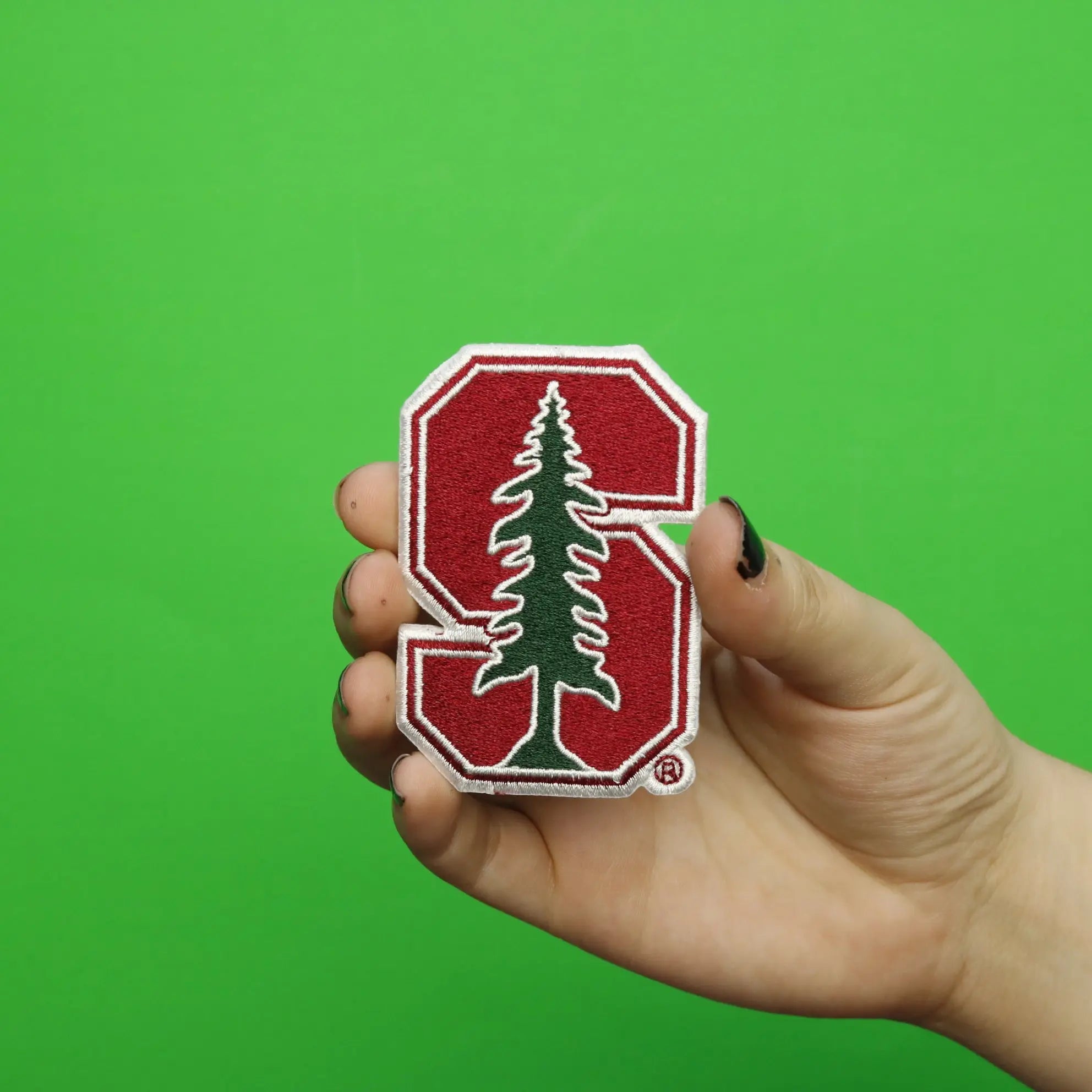 Stanford University S Logo Embroidered Iron-On Patch 