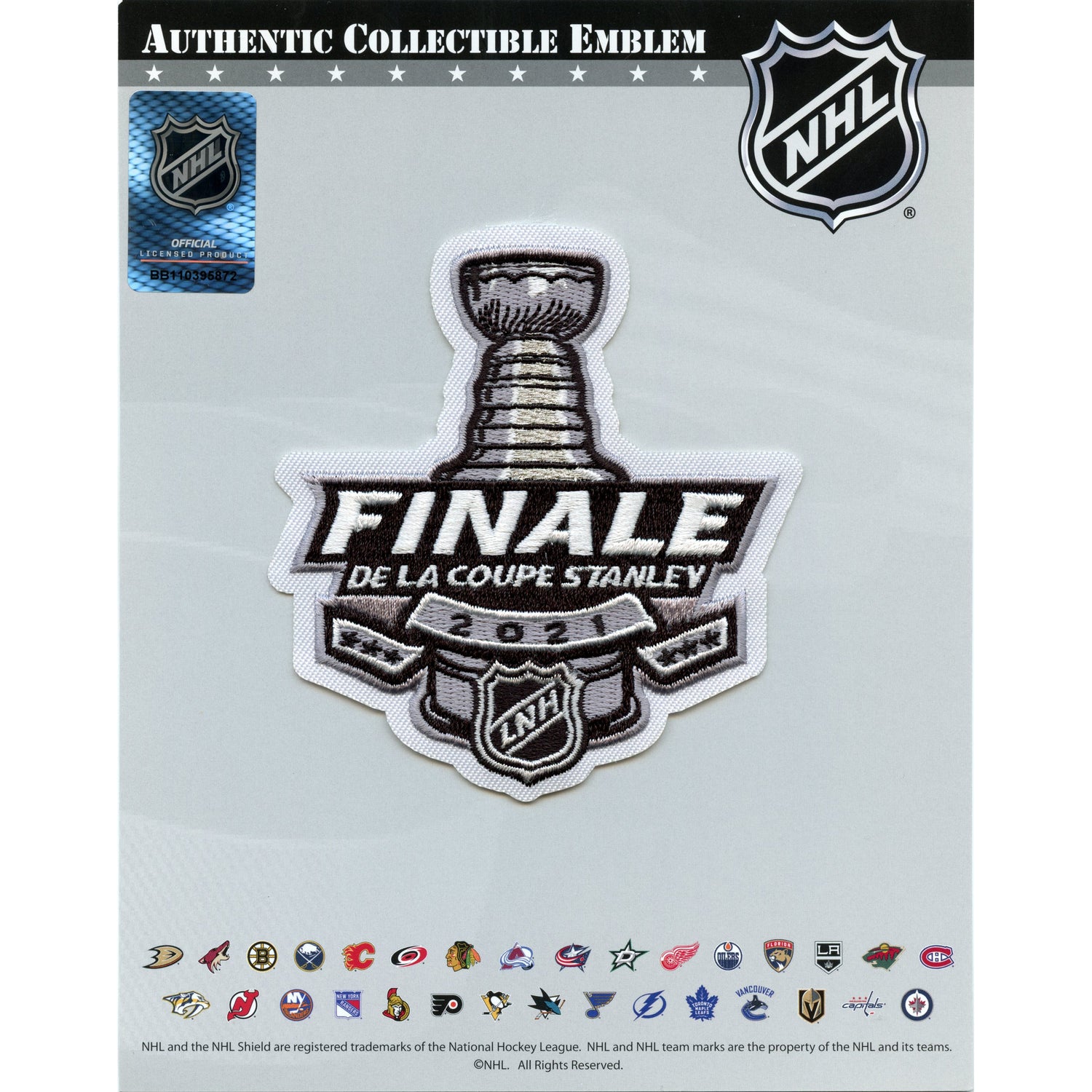 2021 NHL Stanley Cup Final Jersey Patch French Version Montreal ...