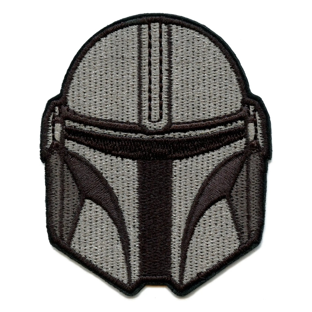 Star Wars The Mandalorian Patch Bounty Helmet Embroidered Iron On 