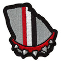 State of Georgia Patch Dog Collar Embroidered Iron On 