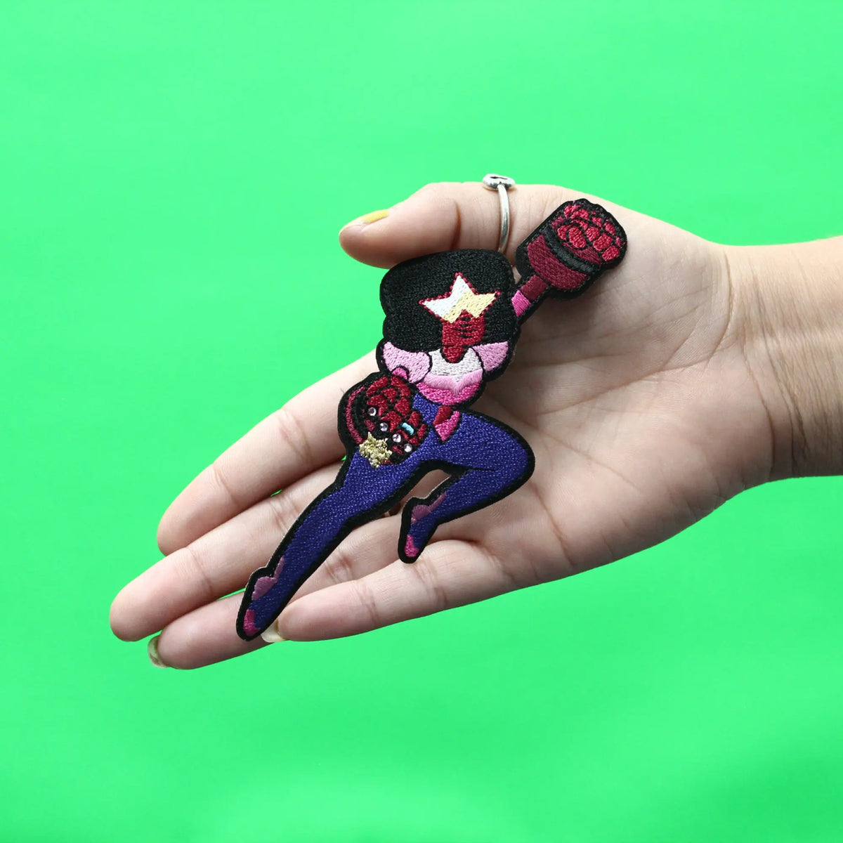 Steven Universe Garnet Flying Fist Patch Cartoon Network Animation ...